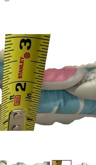 UGG Maxi Slide Logo Platform Slippers Pink Blue White, Size 7. - Picture 8 of 9